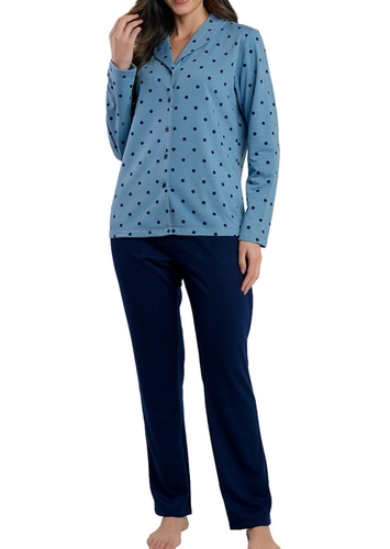 Pijama Feminino Longo com Abertura Podiun 265170