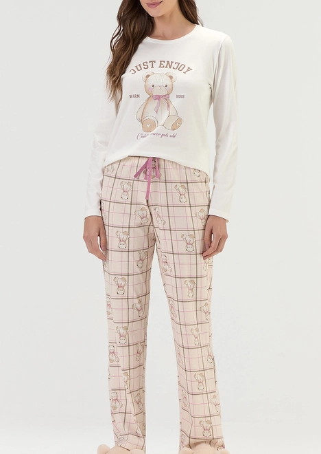 Pijama Feminino Longo Cor com Amor 2011175