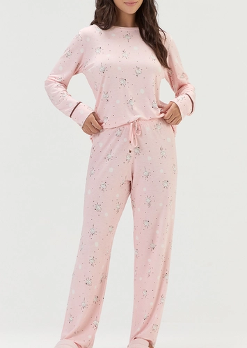 Pijama Feminino Longo Cor com Amor 2011321 loading=