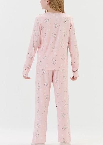 Pijama Infantil Menina Longo Cor com Amor 2050191