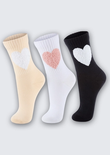 Kit 3 Pares de Meias Infantil Cano Médio Lupo 2728-089