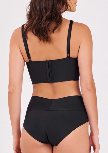 Look Sutiã sem Aro e sem Bojo Dilady 300100 + Calcinha Alta Dilady 300200