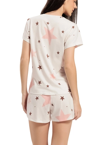 Pijama Feminino Curto Espaço Pijama 4010540