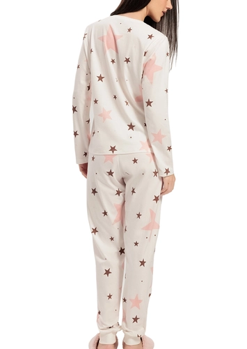 Pijama Feminino Longo Espaço Pijama 4010541