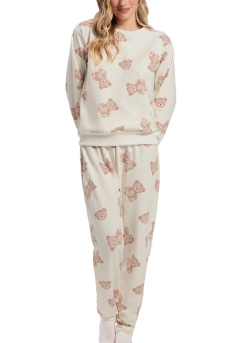 Pijama Feminino Longo Espaço Pijama 4010542