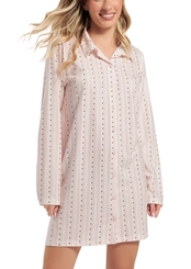 Camisola Feminina Longa com Abertura Espaço Pijama 4010566