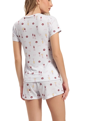 Pijama Feminino Curto Espaço Pijama 4010577