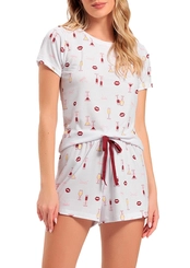 Pijama Feminino Curto Espaço Pijama 4010577