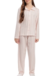 Pijama Infantil Menina Longo com Abertura Espaço Pijama 4050081