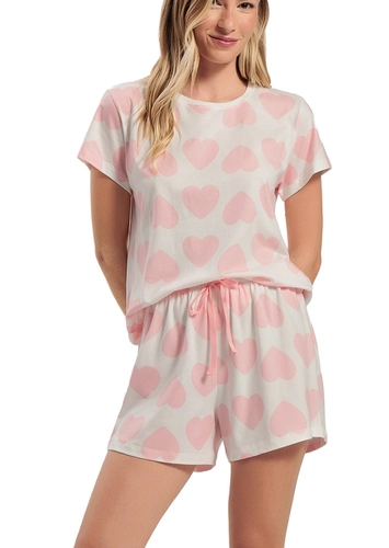 Pijama Feminino Curto Espaço Pijama 4010509