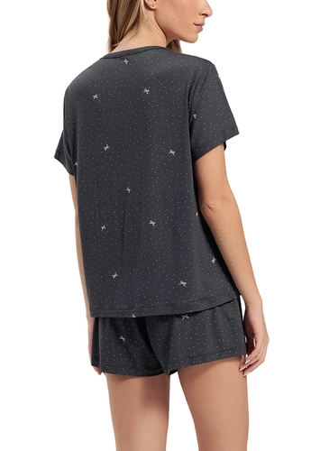 Pijama Feminino Curto com Abertura Espaço Pijama 4010512