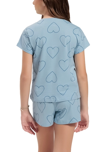 Pijama Infantil Menina Curto Espaço Pijama 4050091
