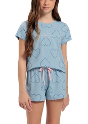 Pijama Infantil Menina Curto Espaço Pijama 4050091