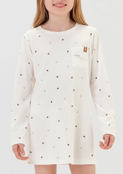 Camisola Infantil Menina Longa Cor com Amor 2050163