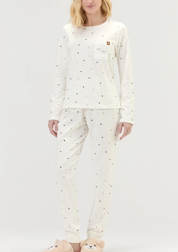 Pijama Feminino Longo Cor com Amor 2011179