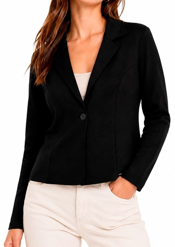 Look Blazer Feminino Marialicia 184567 + Calça Feminina Reta Marialicia 184479