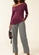 Look Blusa Feminina Marialicia 184463 + Calça Feminina Alfaiataria Marialicia 184478
