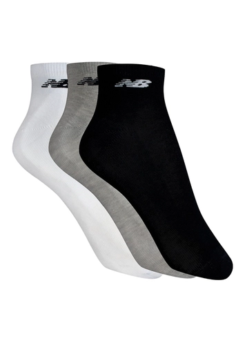 Kit 3 Pares de Meias Cano Curto New Balance Nb77b