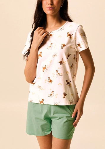 Pijama Feminino Curto Malwee 1000133153