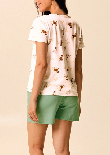 Pijama Feminino Curto Malwee 1000133153