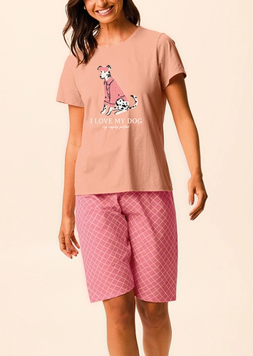 Pijama Feminino Curto Malwee 1000139006