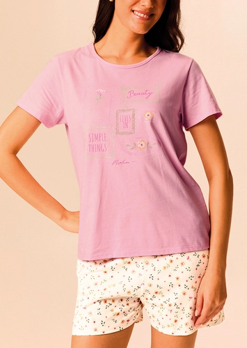 Pijama Feminino Curto Malwee 1000138921