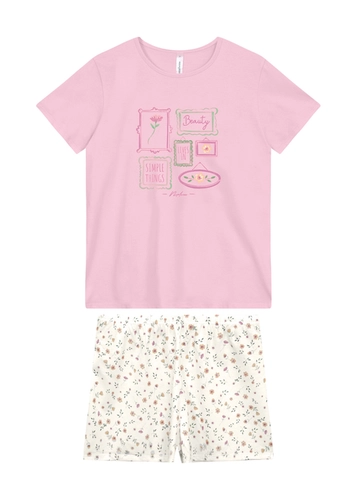 Pijama Feminino Curto Malwee 1000138921