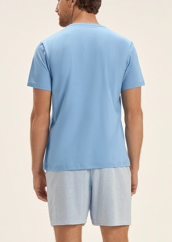 Pijama Masculino Curto Cor com Amor 2030225