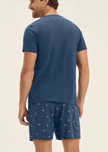 Pijama Masculino Curto Cor com Amor 2030246