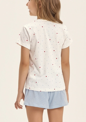 Pijama Infantil Menina Curto Cor com Amor 2050232