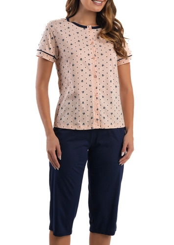Pijama Feminino Curto com Abertura Podiun 275034
