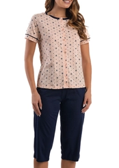 Pijama Feminino Curto com Abertura Podiun 275034