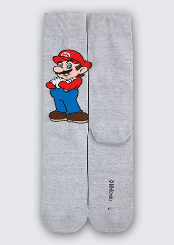 Meia Cano Longo Super Mario Bros Lupo 16906-012