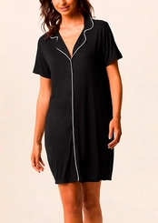 Camisola Feminina Curta com Abertura Malwee 1000134188
