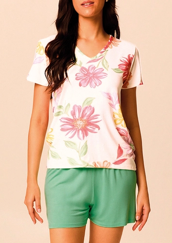 Pijama Feminino Curto Malwee 1000139003