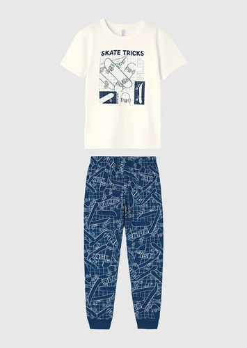 Pijama Infantil Menino Longo Malwee 1000139625
