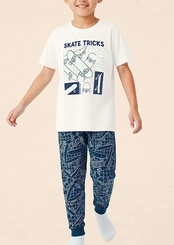 Pijama Infantil Menino Longo Malwee 1000139625