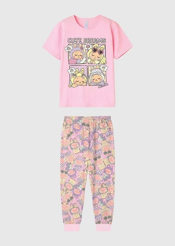 Pijama Infantil Menina Longo Malwee 1000138753