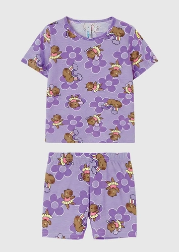 Pijama Infantil Menina Curto Malwee 1000139928