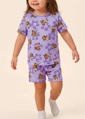 Pijama Infantil Menina Curto Malwee 1000139928