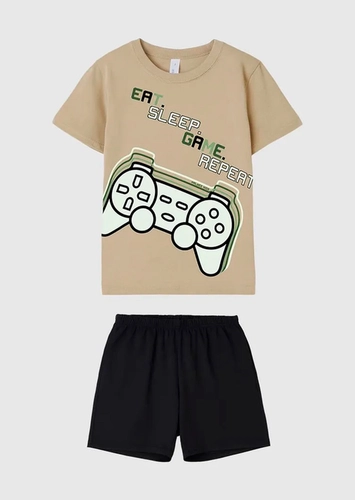 Pijama Infantil Menino Curto Malwee 1000138778