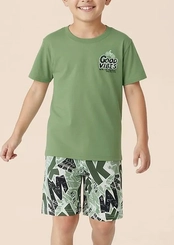 Pijama Infantil Menino Curto Malwee 1000139628