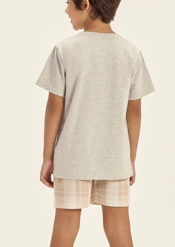 Pijama Infantil Menino Curto Cor com Amor 2060107