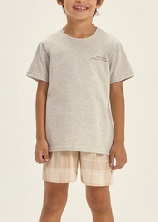 Pijama Infantil Menino Curto Cor com Amor 2060107