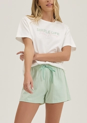 Pijama Feminino Curto Espaço Pijama 4010643