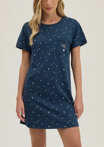 Camisola Feminina Curta Espaço Pijama 4010688