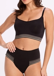 Look Sutiã com Aro e Bojo Liz 51832 Taça B + Calcinha Hot Pant Liz 50830