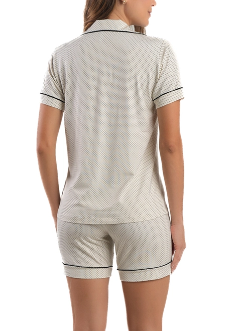 Pijama Feminino Curto com Abertura Podiun 275064