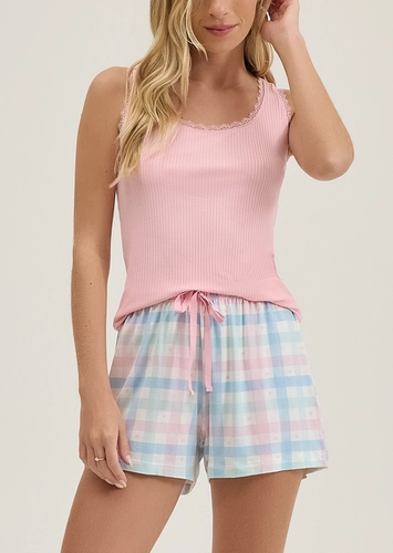 Pijama Feminino Curto Espaço Pijama 4010626