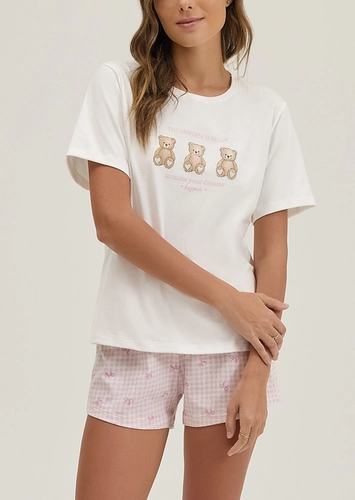 Pijama Feminino Curto Espaço Pijama 4010720